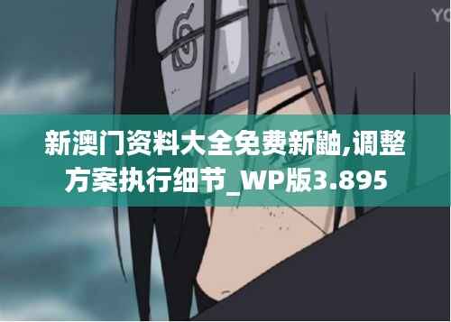 新澳门资料大全免费新鼬,调整方案执行细节_WP版3.895