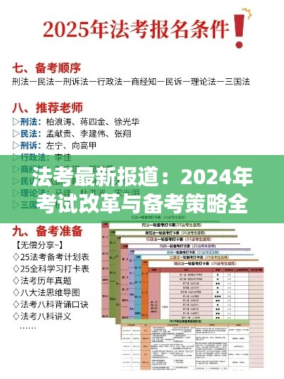 法考最新报道:2024年考试改革与备考策略全解析
