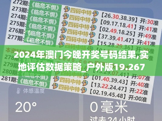 2024年澳门今晚开奖号码结果,实地评估数据策略_户外版19.267