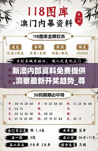 新澳内部资料免费提供,洞察最新开奖趋势_尊贵版9.161