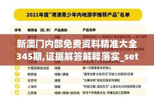 新澳门内部免费资料精准大全345期,证据解答解释落实_set2.982