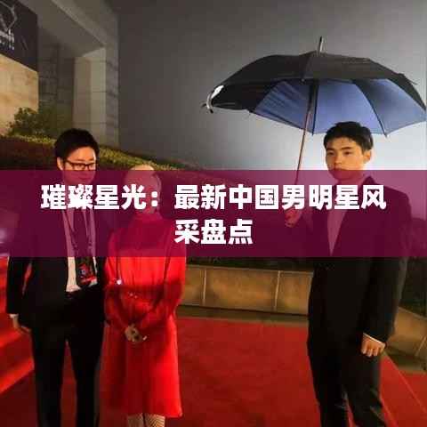 璀璨星光：最新中国男明星风采盘点