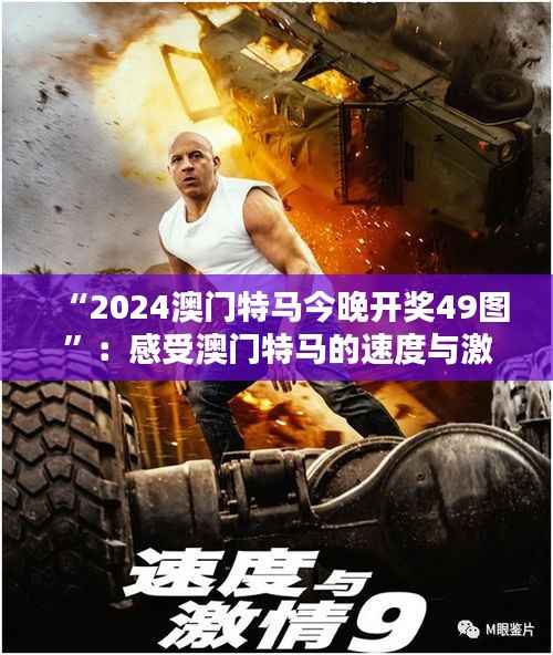 “2024澳门特马今晚开奖49图”:感受澳门特马的速度与激情