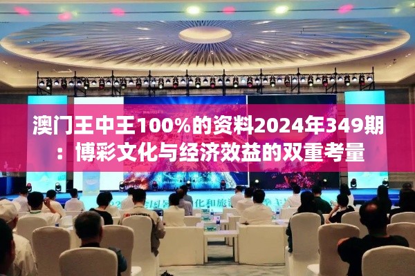 澳门王中王100%的资料2024年349期:博彩文化与经济效益的双重考量