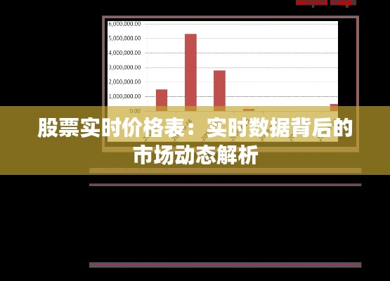 股票实时价格表:实时数据背后的市场动态解析