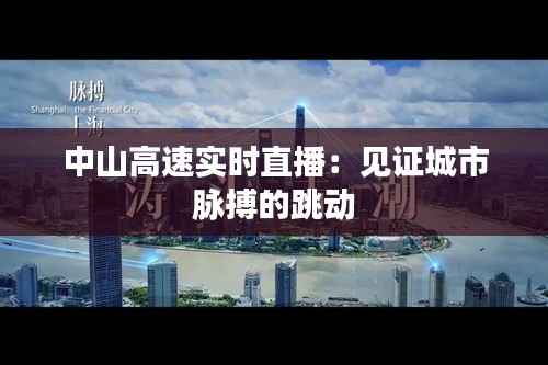 中山高速实时直播:见证城市脉搏的跳动