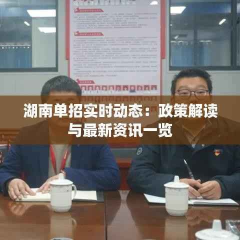 湖南单招实时动态:政策解读与最新资讯一览