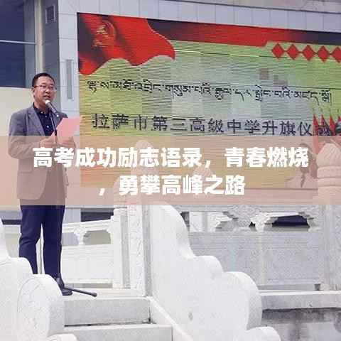 高考成功励志语录，青春燃烧，勇攀高峰之路