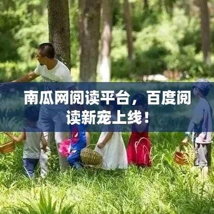 南瓜网阅读平台,百度阅读新宠上线!